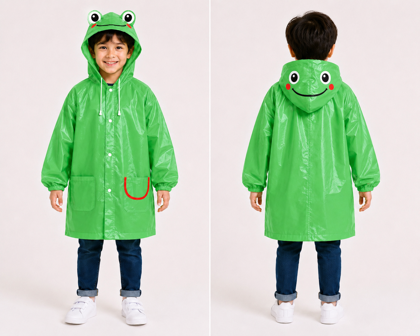 CAPA DE PLASTICO CON FORMA DE ANIMALITO PARA NIÑOS 130 G  EDC 600