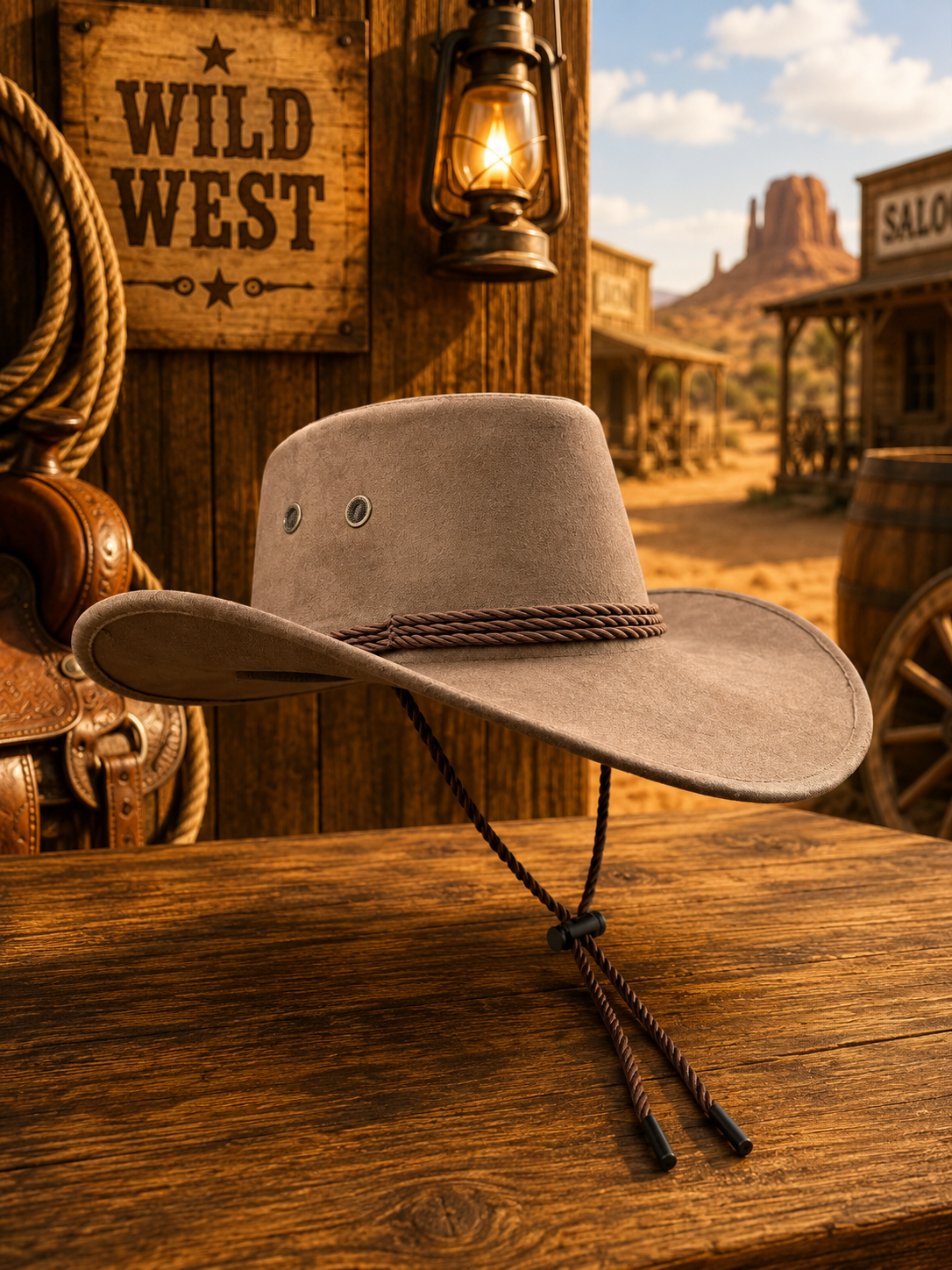 SOMBRERO VAQUERO DE HOMBRE  VARIEDAD DE COLORES