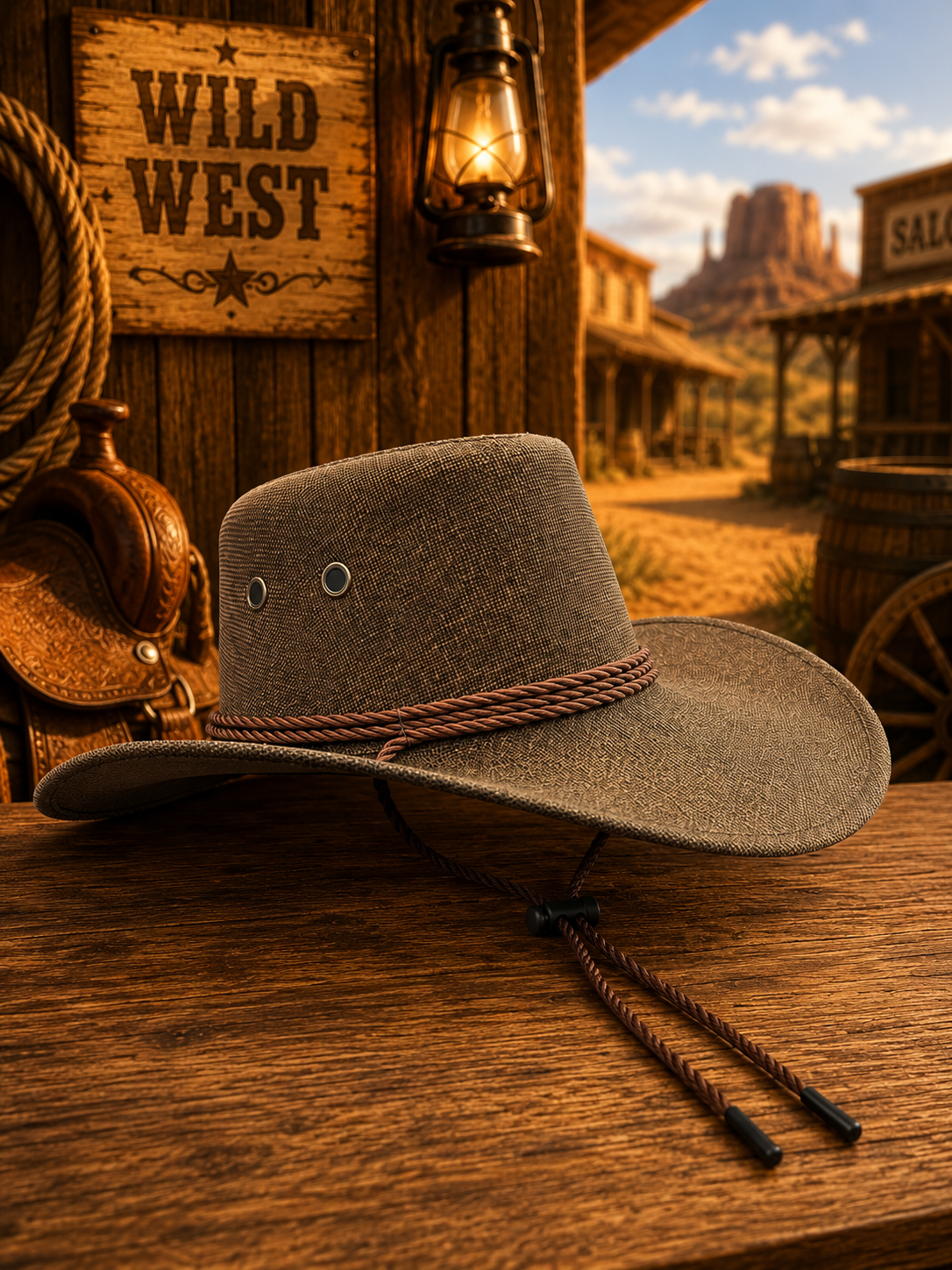 SOMBRERO VAQUERO DE TELA  EDE 820,823...