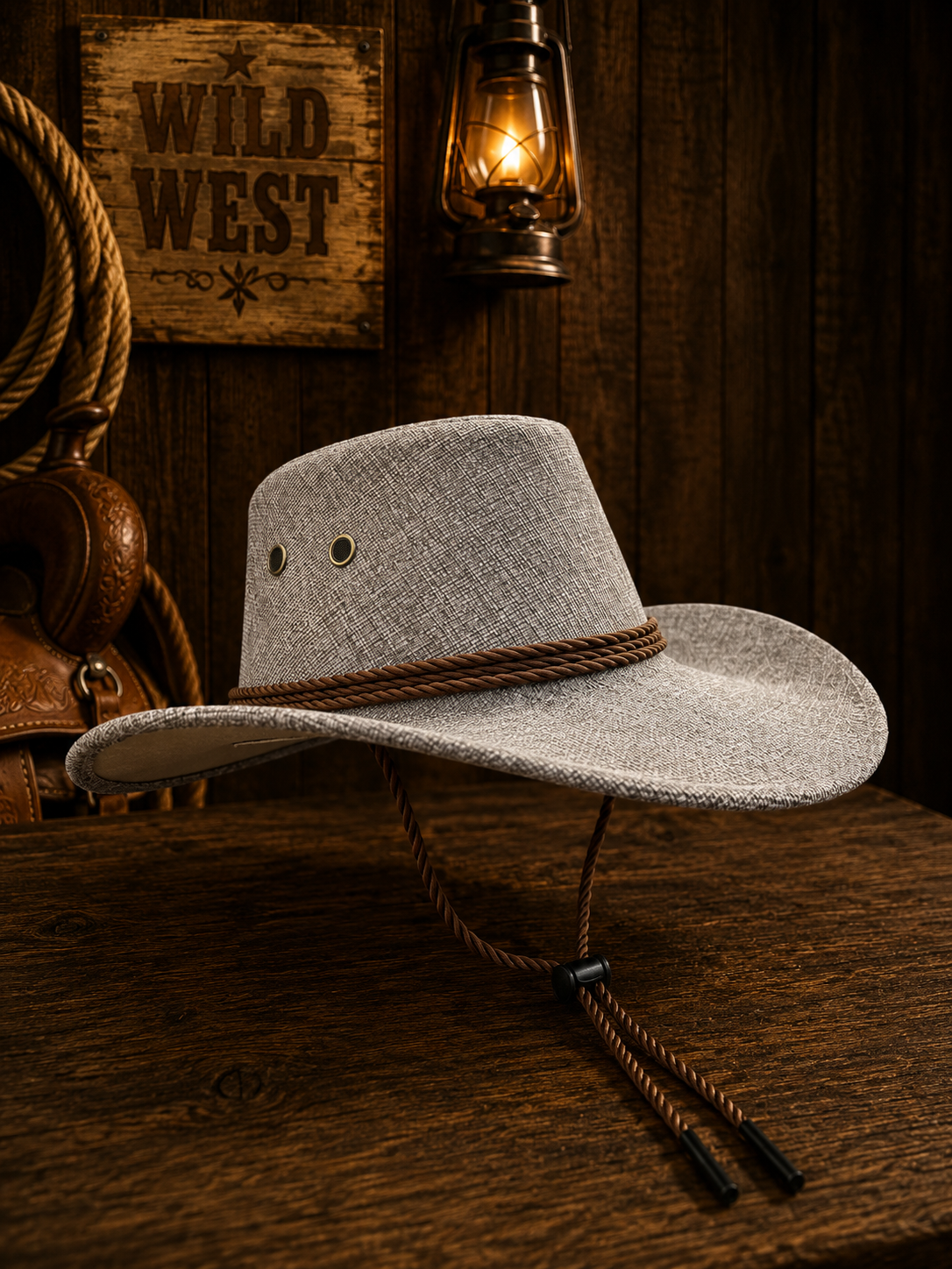 SOMBRERO VAQUERO DE TELA  EDE 820,823...