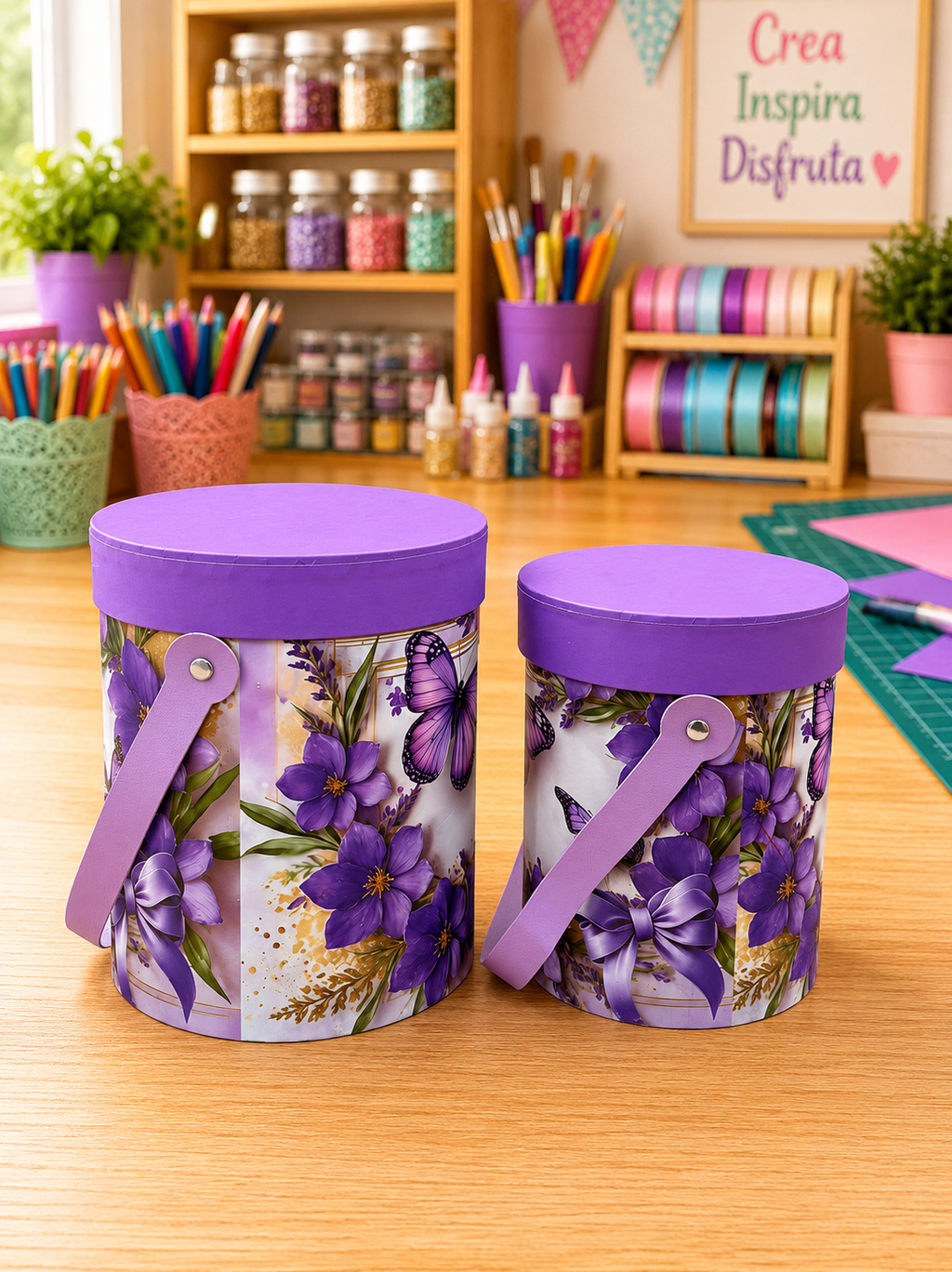 SET DE 2 CAJAS DE REGALO DE PAPEL CON ESTAMPADO EDD-911, 912
