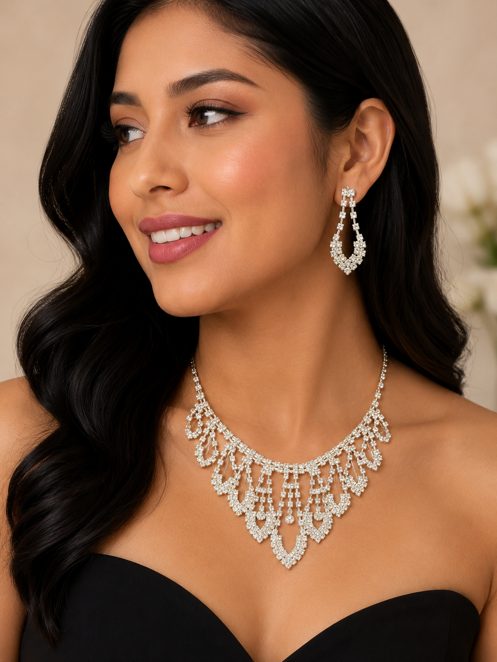 COLLAR DE ALEACIÓN PARA MUJER, DISEÑO MIXTO