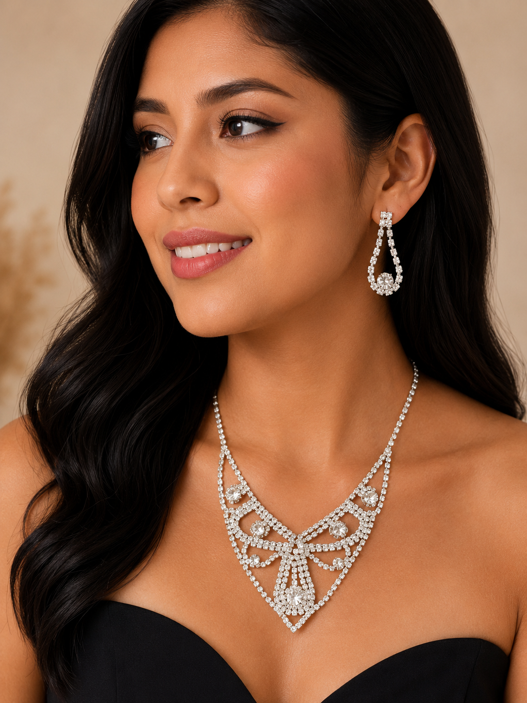 COLLAR DE ALEACIÓN PARA MUJER, DISEÑO MIXTO