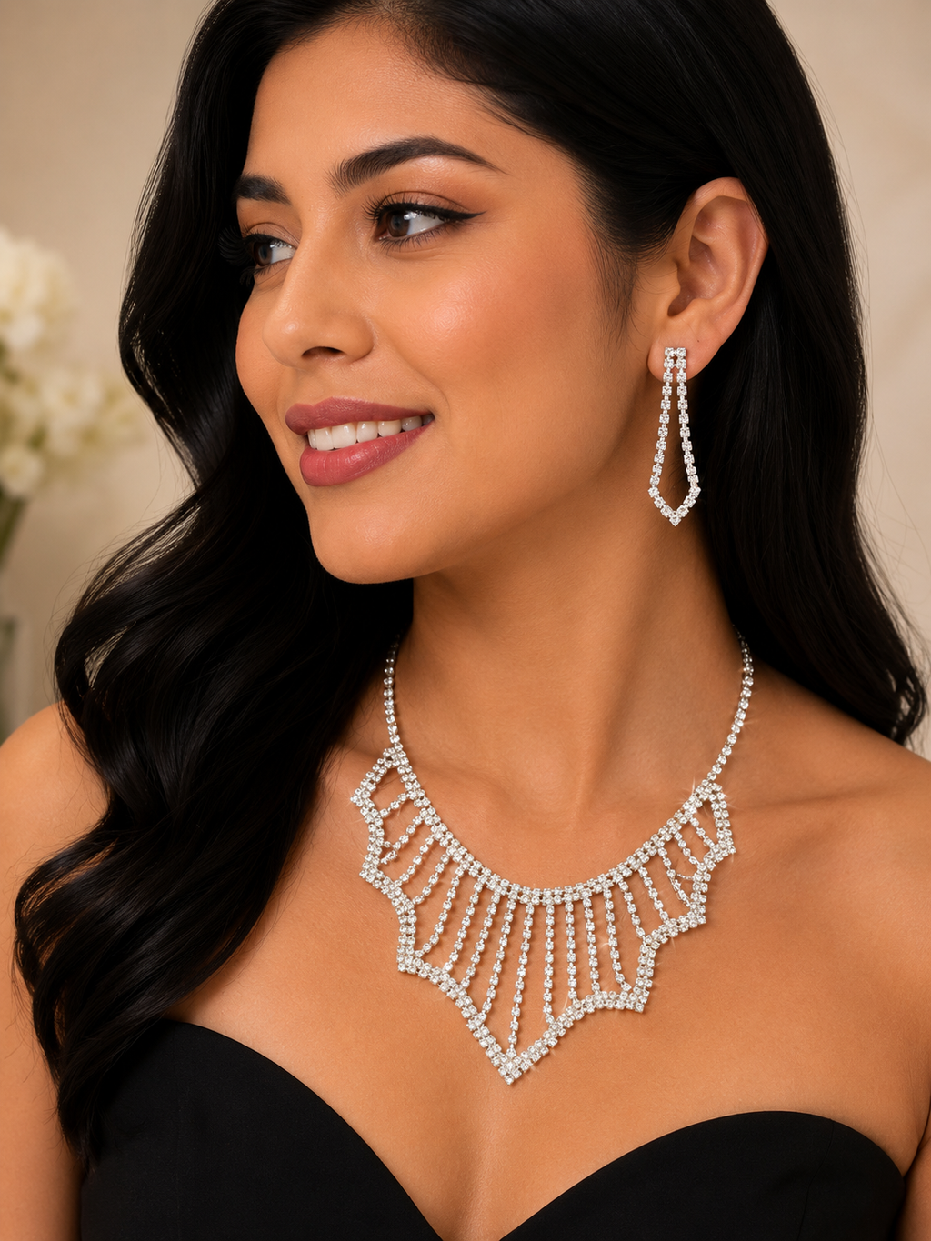 COLLAR DE ALEACIÓN PARA MUJER, DISEÑO MIXTO