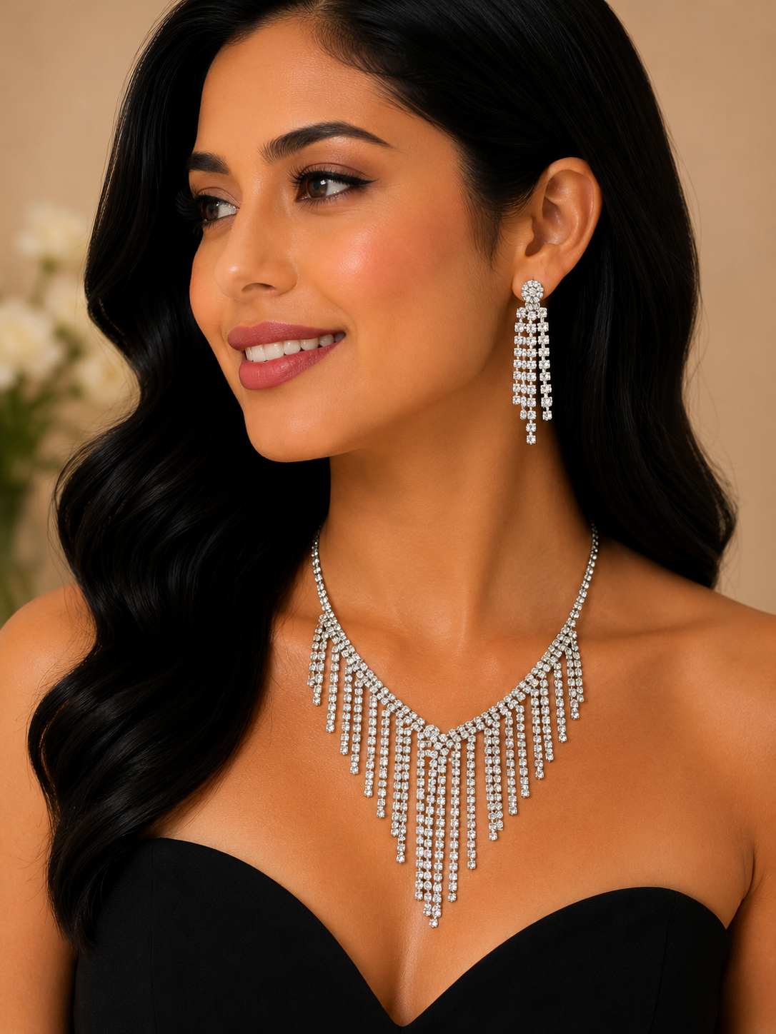 COLLAR DE ALEACIÓN PARA MUJER, DISEÑO MIXTO