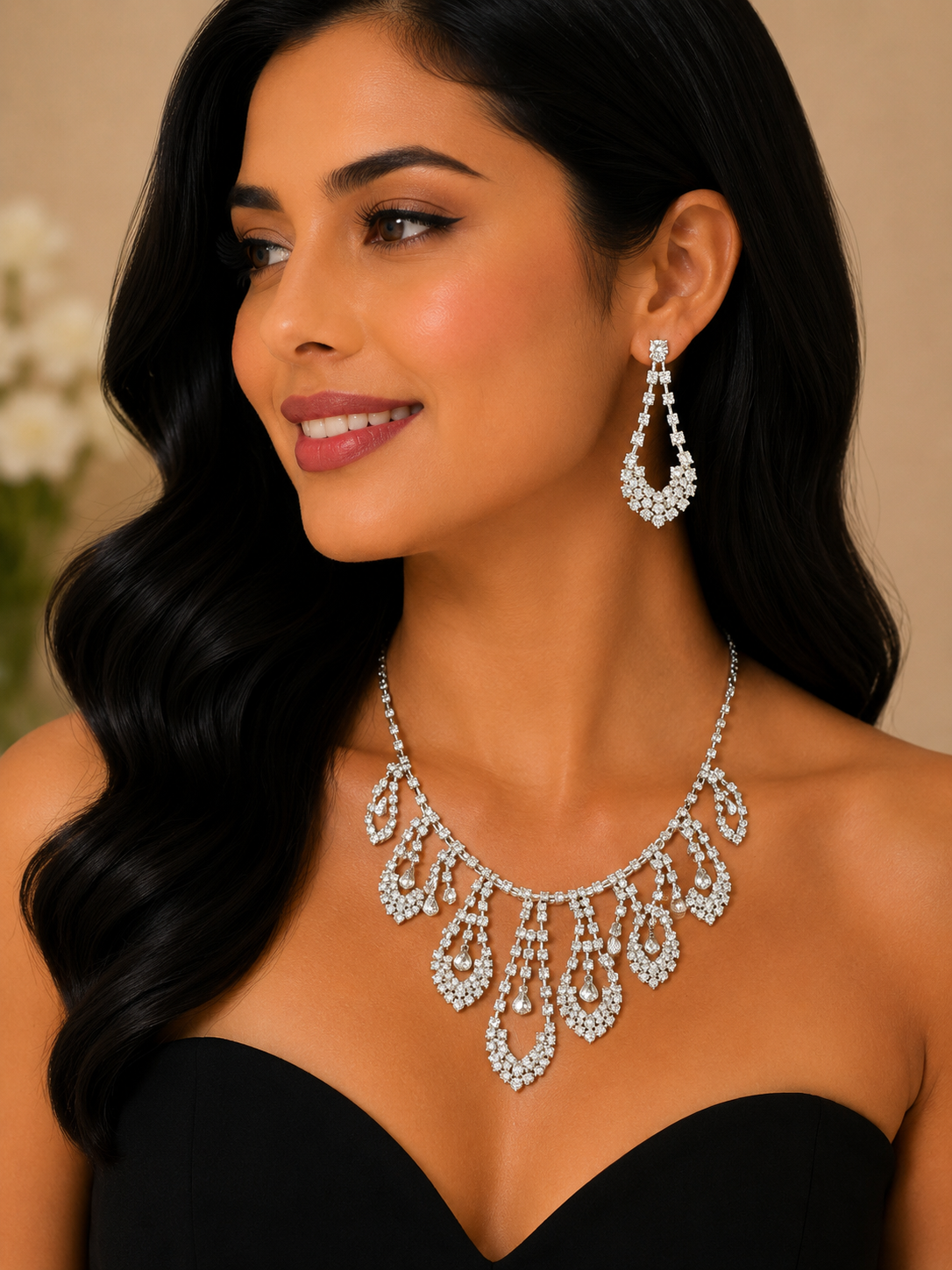 COLLAR DE ALEACIÓN PARA MUJER, DISEÑO MIXTO