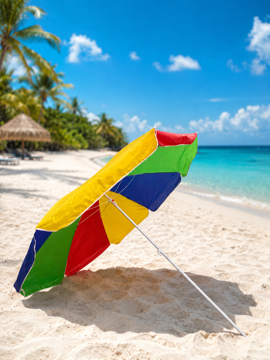 SOMBRILLA PARA PLAYA DE PLÁSTICO DE 100 CM de colores