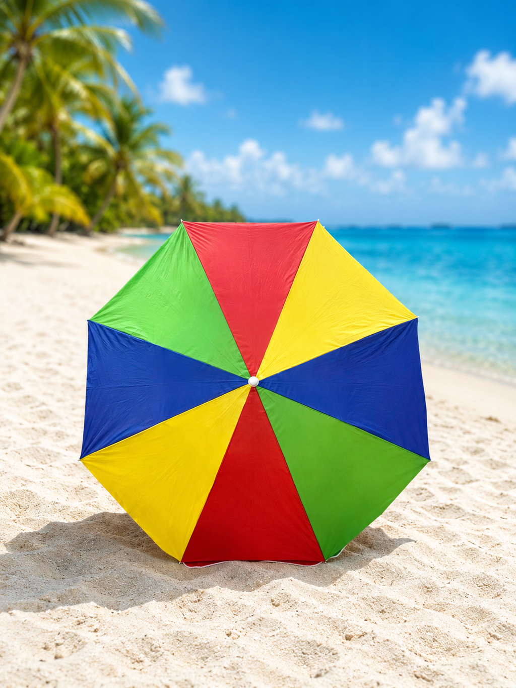 SOMBRILLA PARA PLAYA DE PLÁSTICO DE 100 CM de colores
