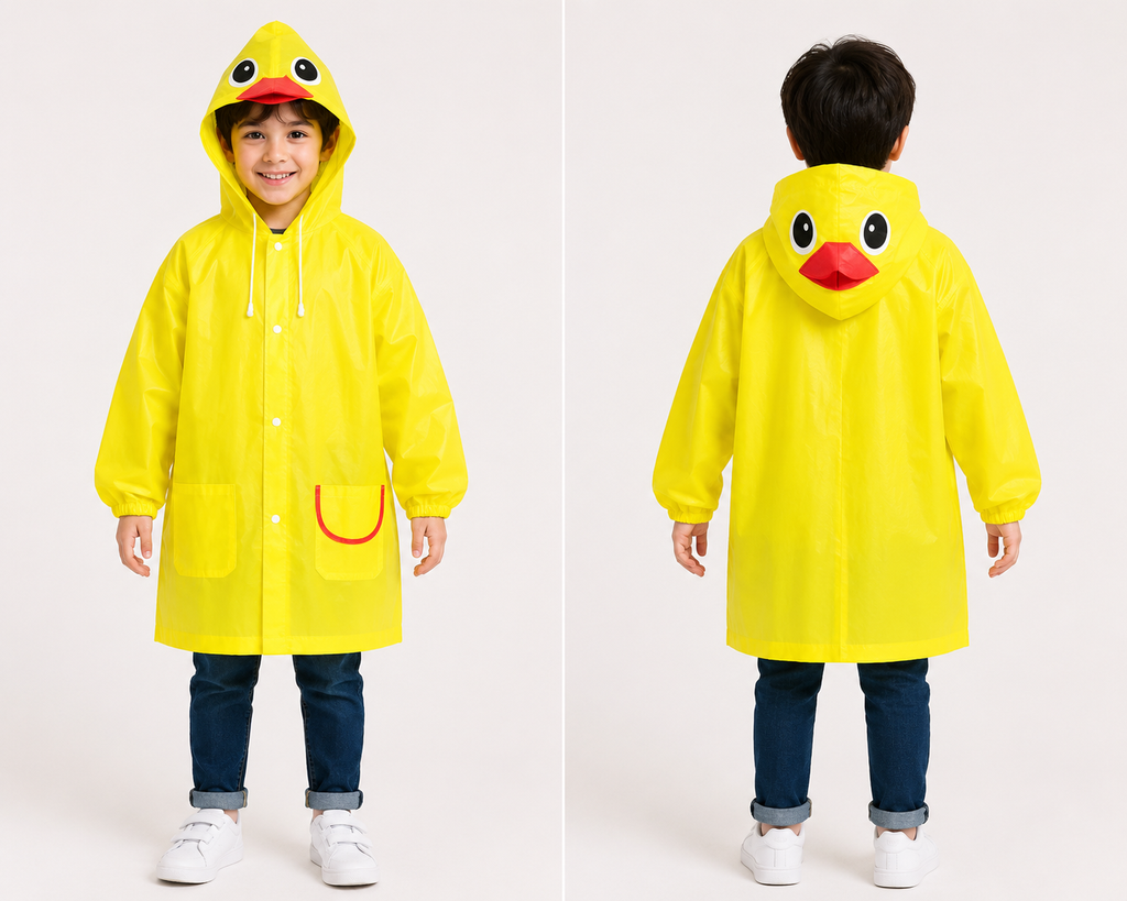 CAPA DE PLASTICO CON FORMA DE ANIMALITO PARA NIÑOS 130 G  EDC 600