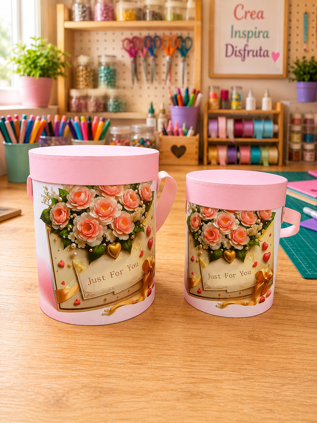 SET DE 2 CAJAS DE REGALO DE PAPEL CON ESTAMPADO EDD-911, 912