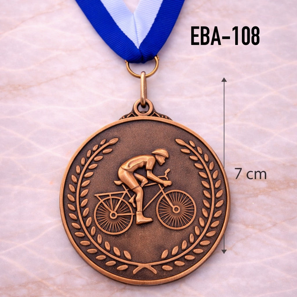 MEDALLA DE BRONCE EN BICICLETA EBA-108