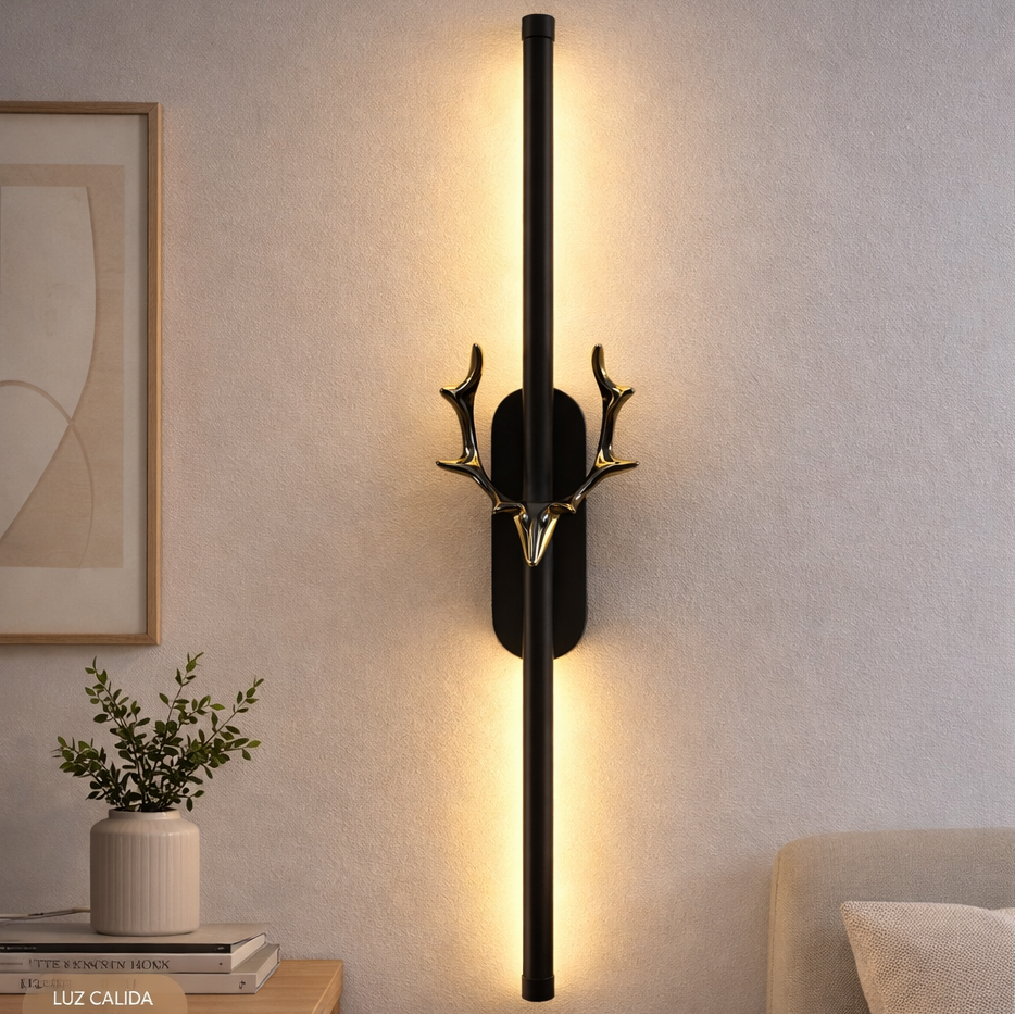 LÁMPARA DE PARED LED DE PLÁSTICO CON FORMA DE CUERNO DE CIERVO DBY-178