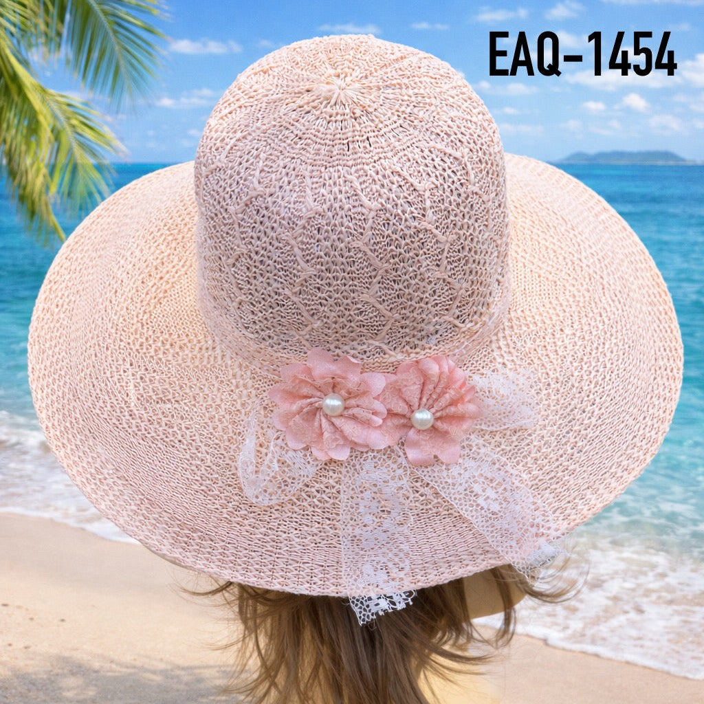SOMBRERO DE PLÁSTICO PARA MUJER EAQ-1454 - miles-deproductos