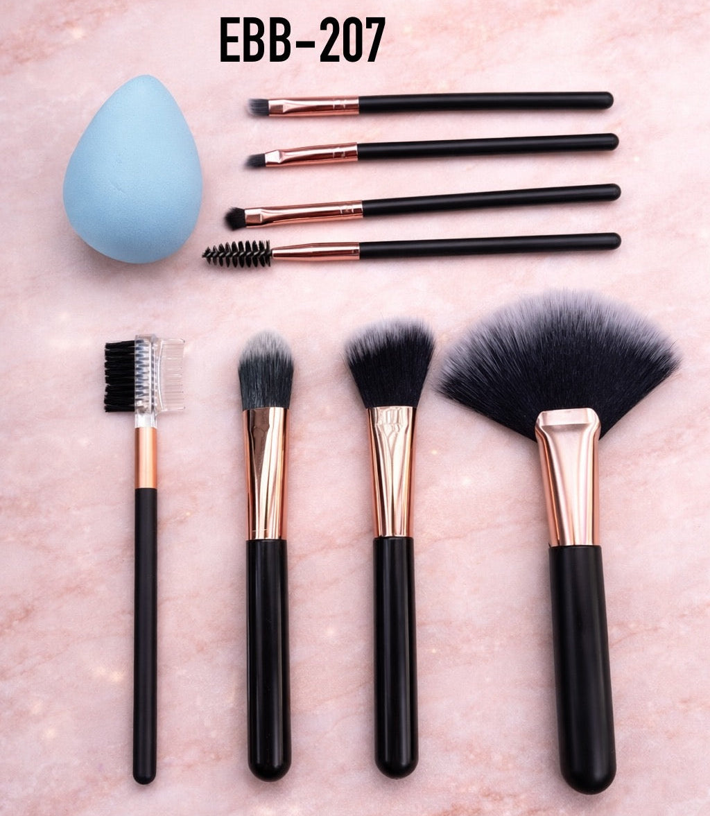 SET DE BROCHAS DE MAQUILLAJE PARA MUJER EBB-207