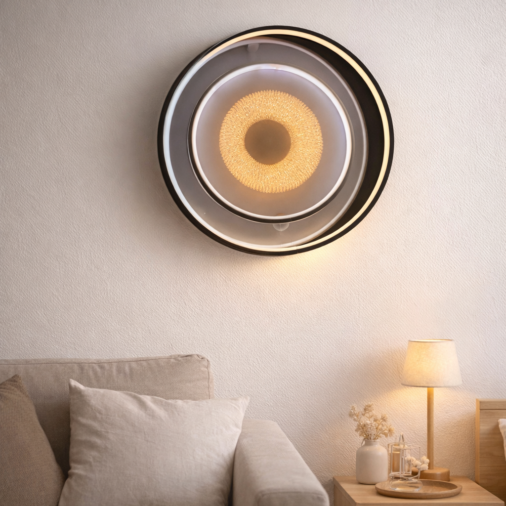 LÁMPARA LED CIRCULAR ESCAPEADO DE PLÁSTICO  DBY-003