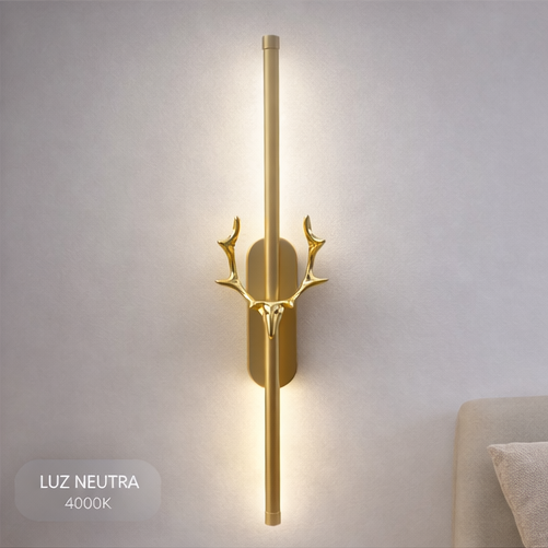 LÁMPARA DE PARED LED DE PLÁSTICO CON FORMA DE CUERNO DE CIERVO DBY-177