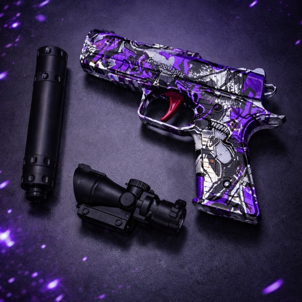 JUGUETE DE PLÁSTICO PARA NIÑOS PISTOLA DE HIDROGEL DE CAMUFLAJE  EAU-550
