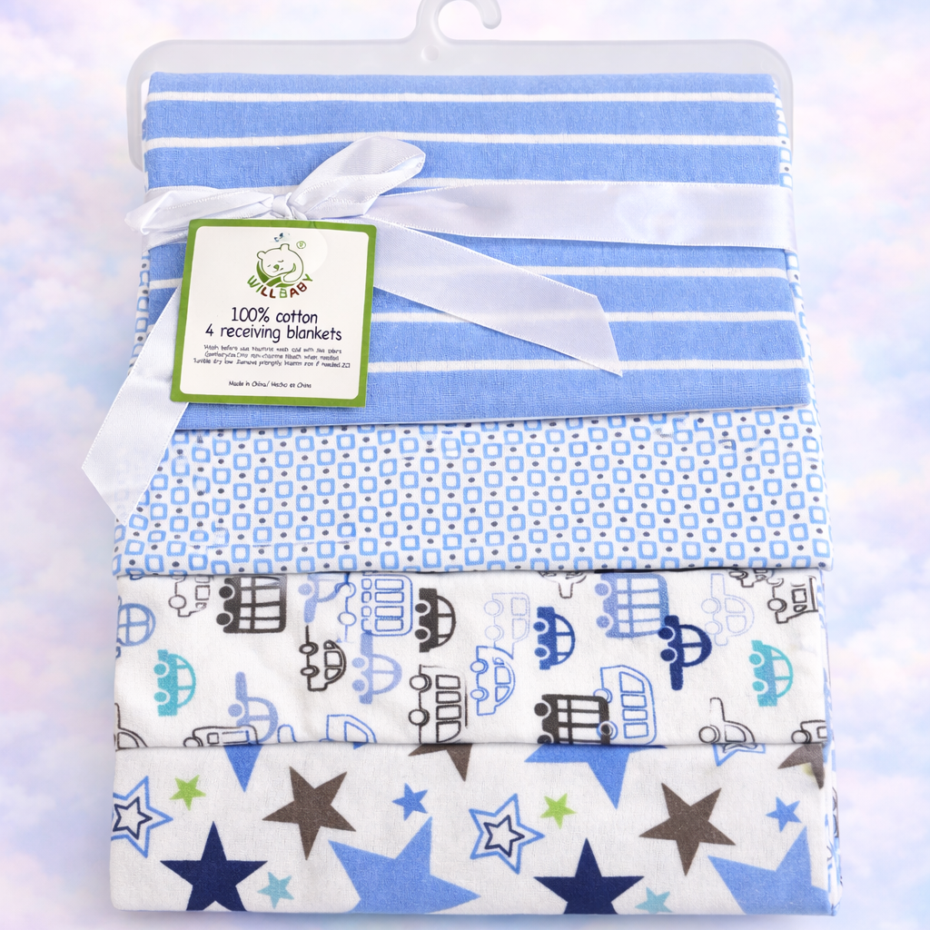 MANTA INFANTIL DE POLIÉSTER CON ESTAMPADO DE DIBUJOS ANIMADOS. EAR-755