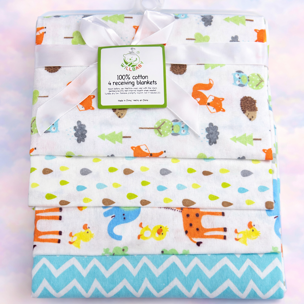 MANTA INFANTIL DE POLIÉSTER CON ESTAMPADO DE DIBUJOS ANIMADOS. EAR-755