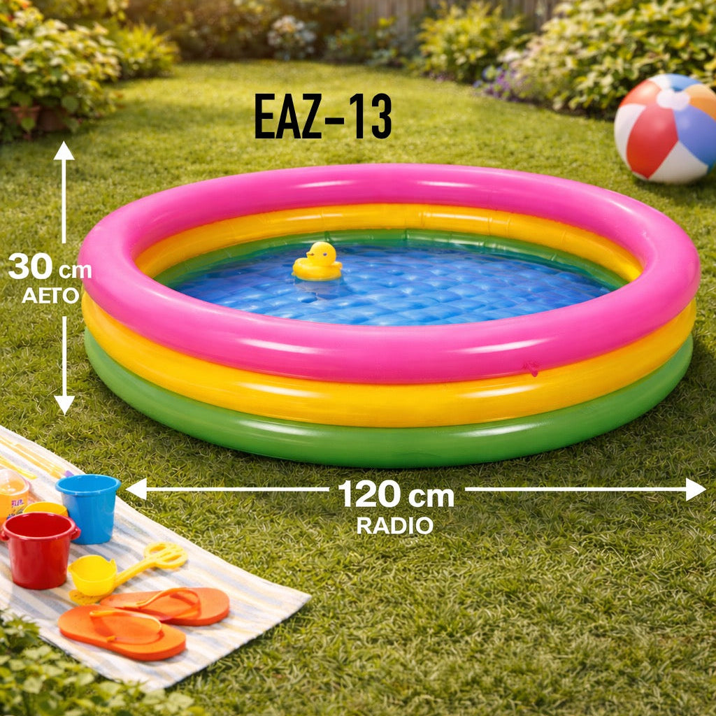 PISCINA DE PLÁSTICO DE COLORES EAZ-13