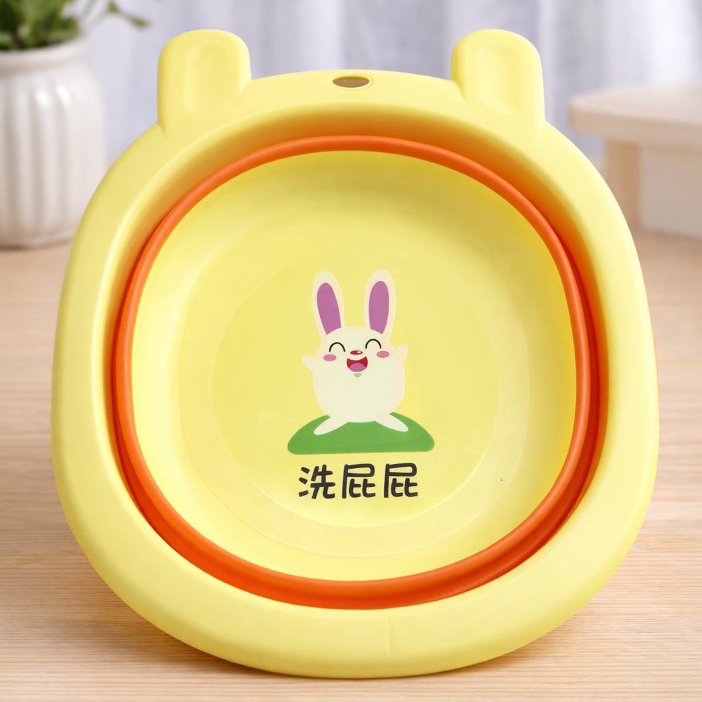 LAVABO PLEGABLE DE PLÁSTICO CON DISEÑO DE DIBUJOS ANIMADOS EAQ-1400