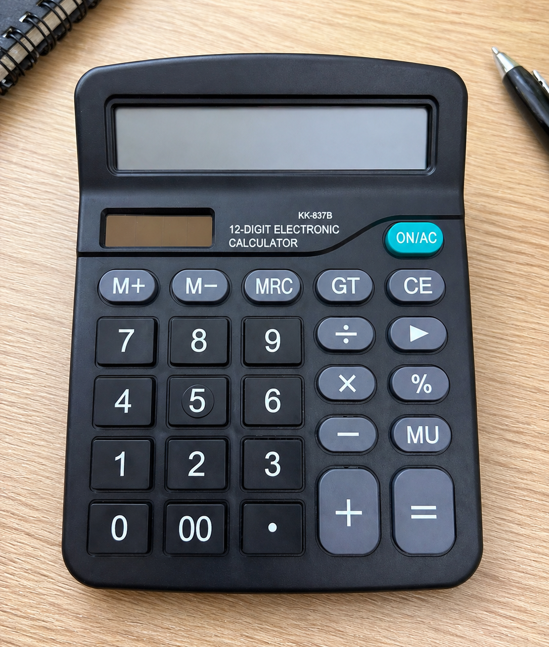 CALCULADORA ESCOLAR SOLAR Y DE BATERIA KK-837B