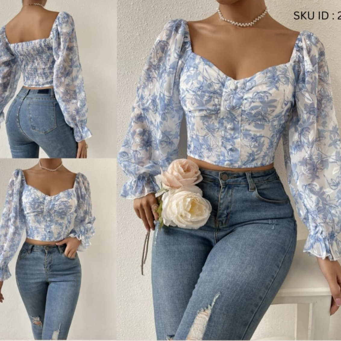 BLUSA FLOREADA 9CIP319