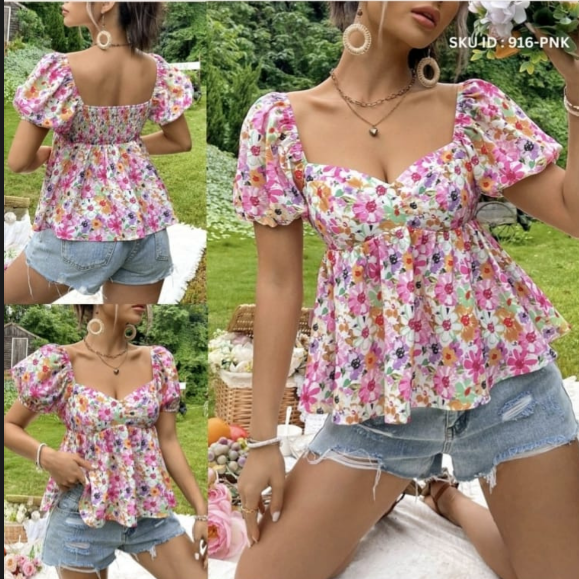 BLUSA FLOREADA 8CIP289