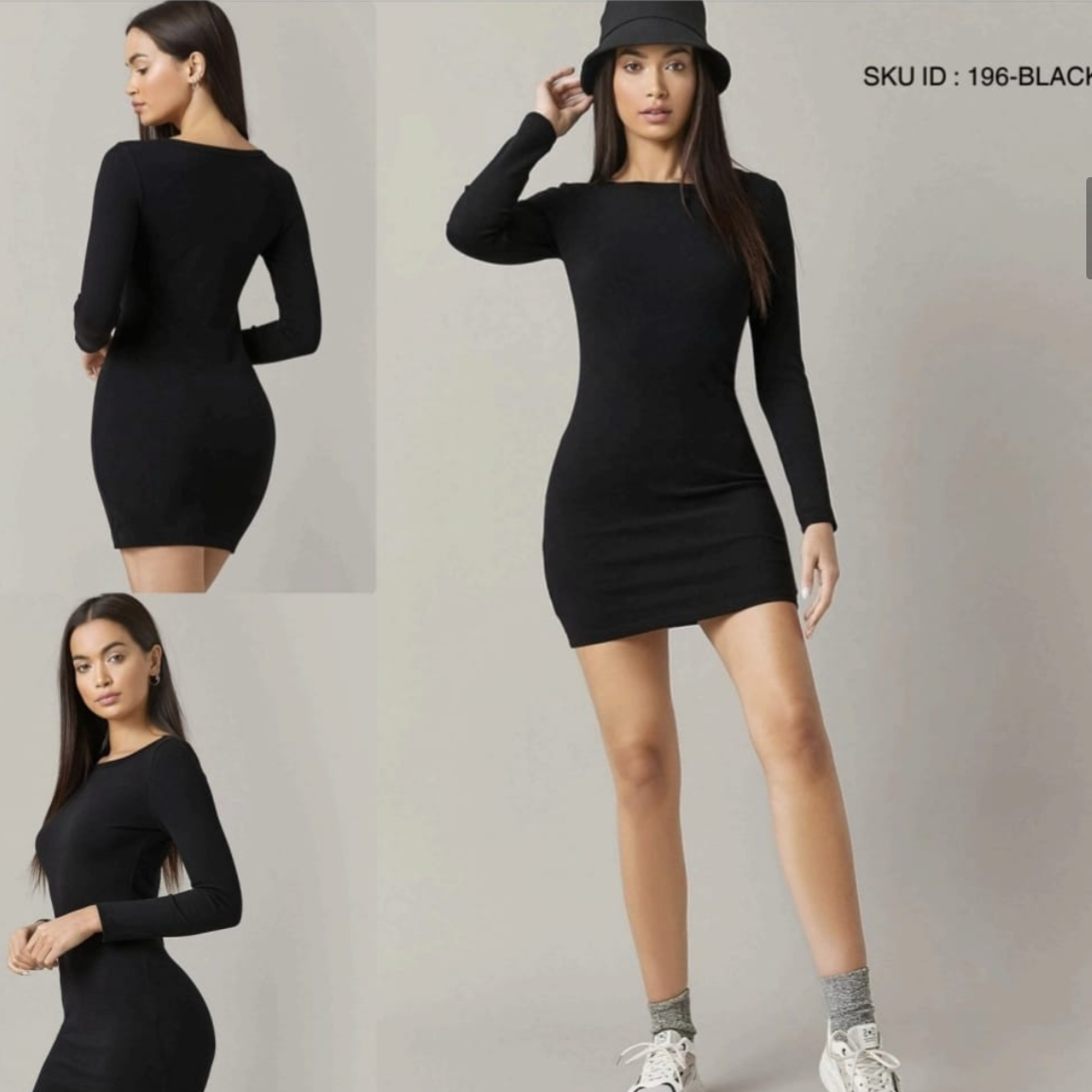 VESTIDO NEGRO ESTÁNDAR 14CIP279