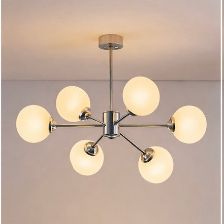 LAMPARA MODERNA TIPO SPUTNIK DE 6 GLOBOS - miles-deproductos