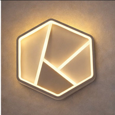 LAMPARA GEOMETRICA EN FORMA DE HEXAGONO - miles-deproductos