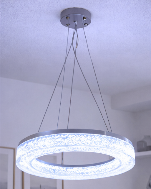 LÁMPARA COLGANTE LED HALO DE ACRILICO DBY-61