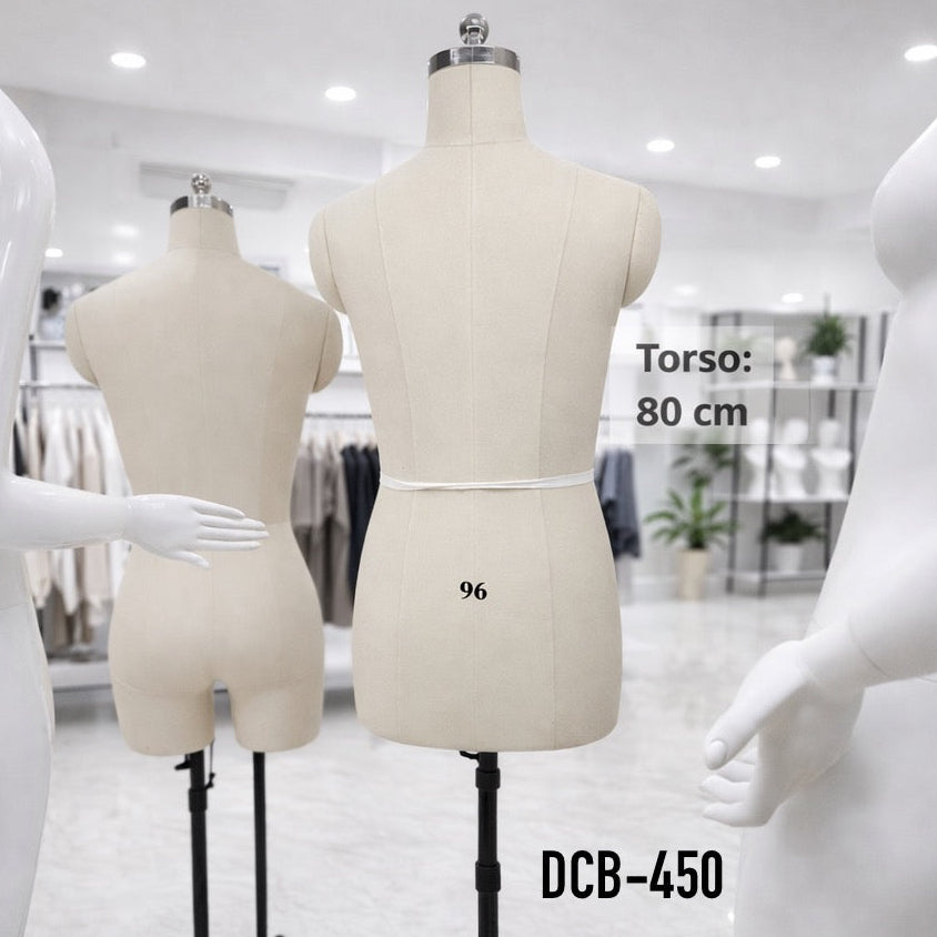 MANIQUIE MASCULINO BEIGE MEDIO CUERPO DCB-450