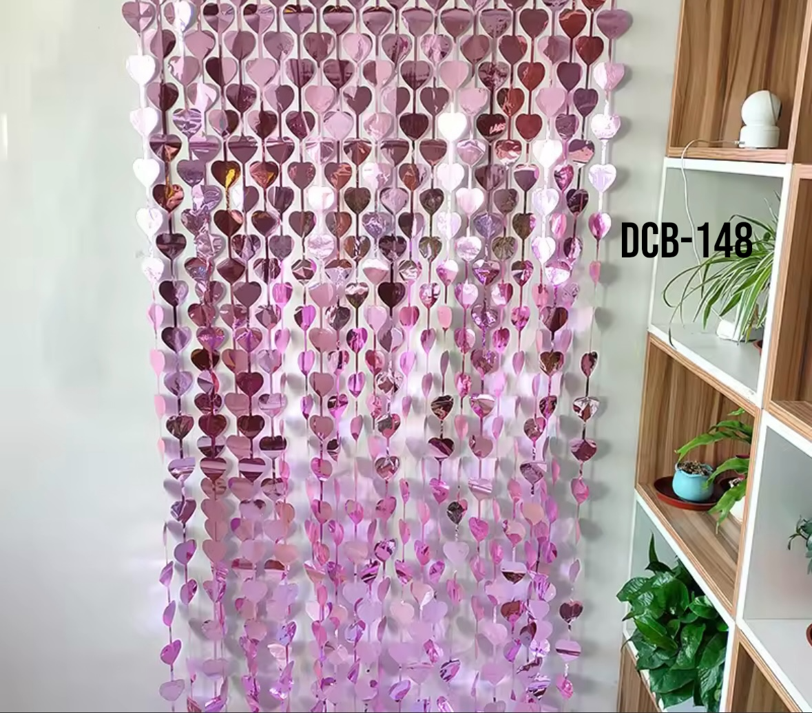 CORTINA EN FORMA DE CORAZON