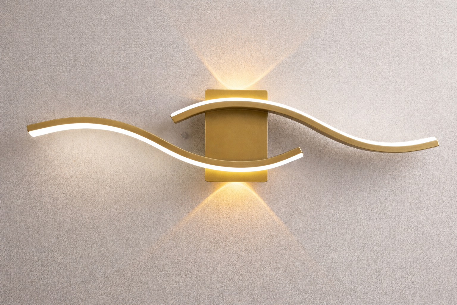 LÁMPARA  DE PARED DE HIERRO ARTE CON TIRA DE LED DBY-176