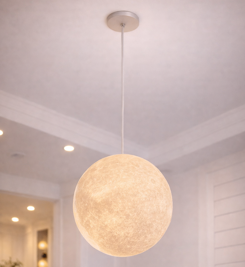 LÁMPARA COLGANTE LUNA BLANCA DBY-88