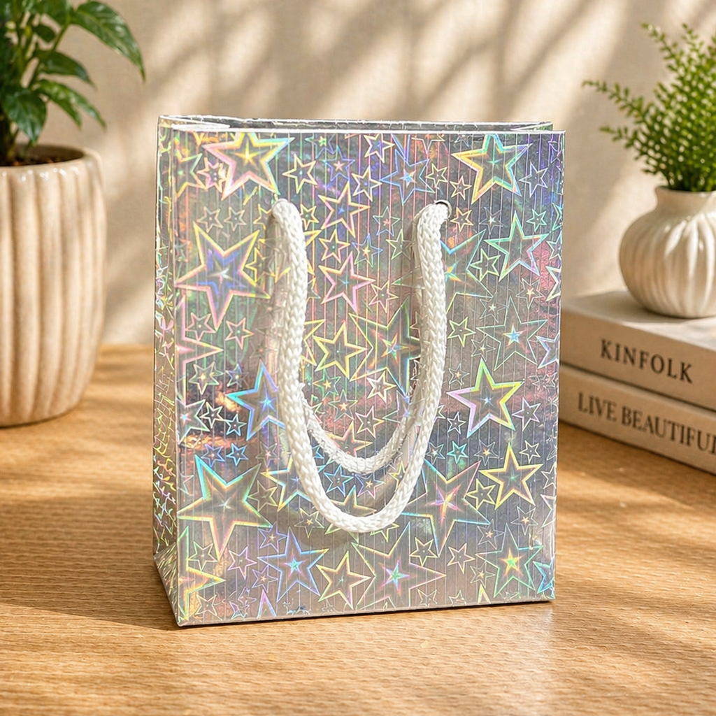 BOLSA DE REGALO LÁSER DE COLORES EAW-209
