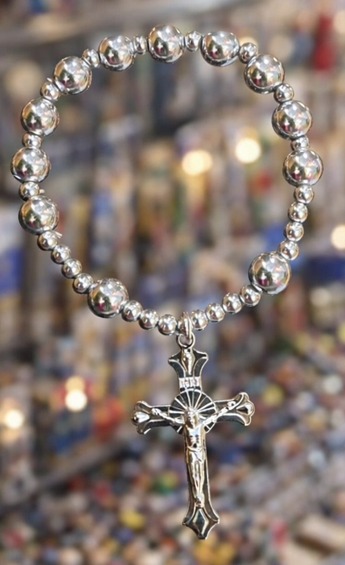 PULSERA DE PLÁSTICO CON FORMA DE CRUZ EAQ-1304