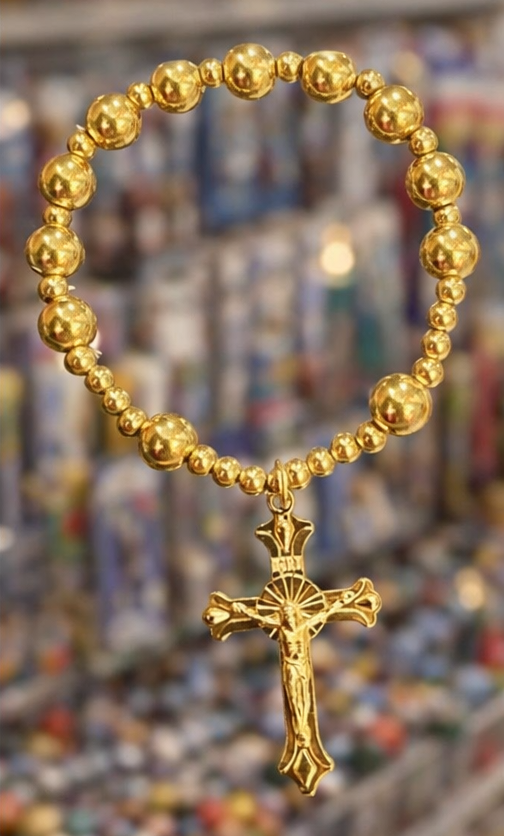 PULSERA DE PLÁSTICO CON FORMA DE CRUZ EAQ-1304