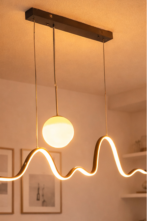 LÁMPARA DE RESTAURANTE TIENE TIRAS DE LUZ LED DBY-93