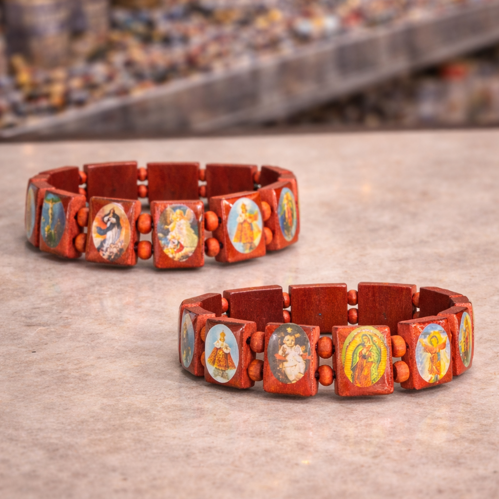PULSERA DE PLÁSTICO CON DISEÑO DE JESÚS EAQ-1302