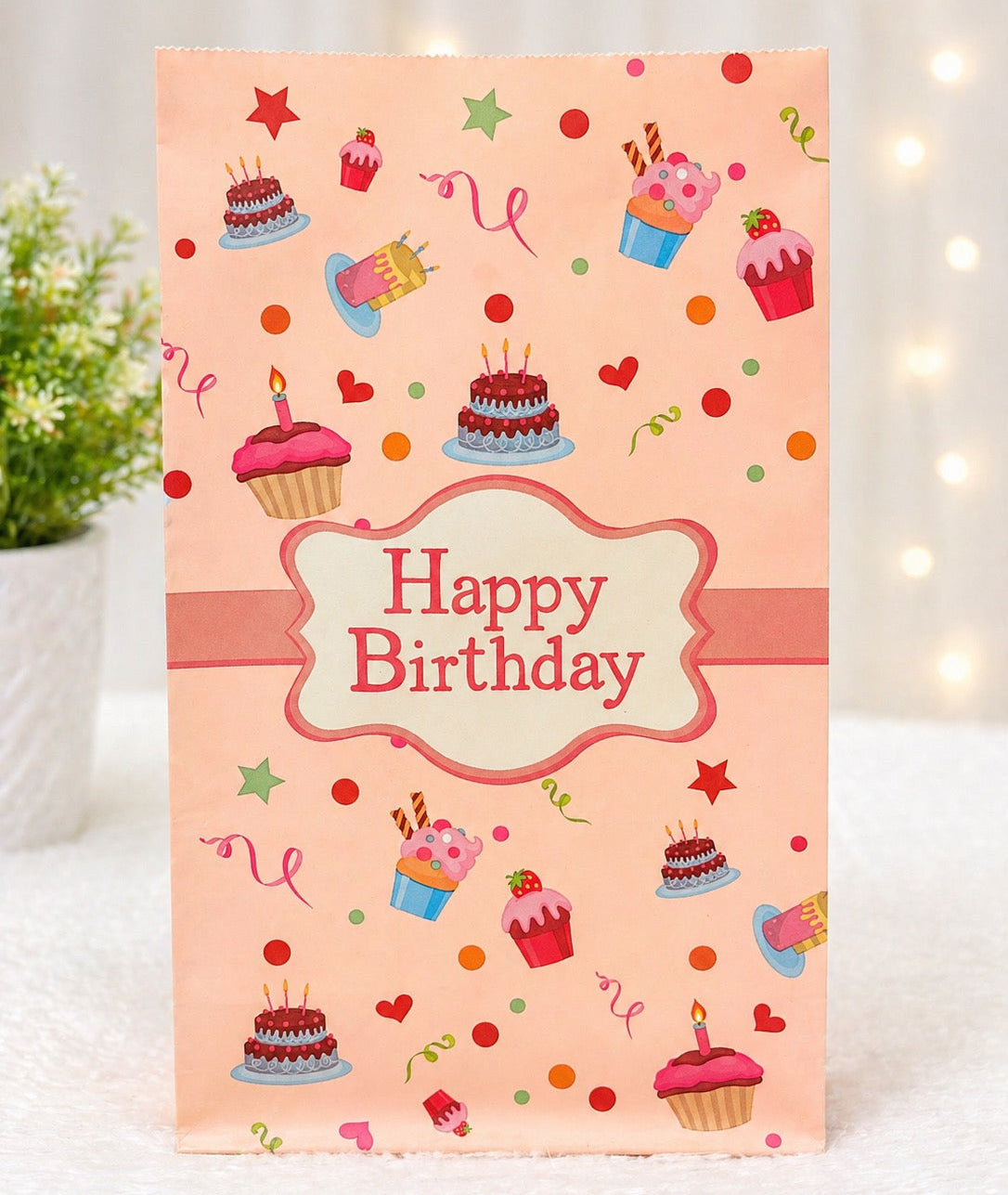 BOLSA DE PAPEL CON FELIZ CUMPLEAÑOS EAC-409