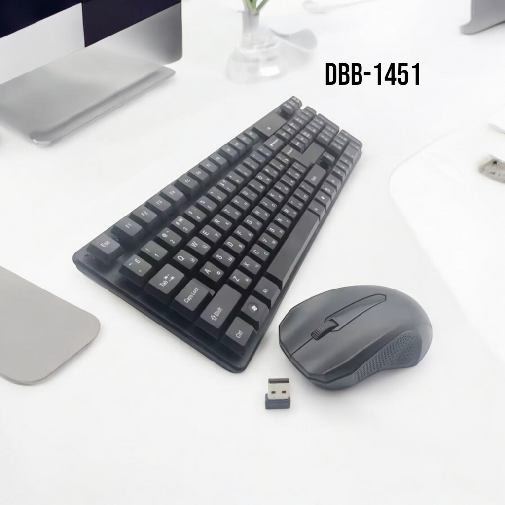 TECLADO Y MOUSE INALAMBRICO DBB-1451