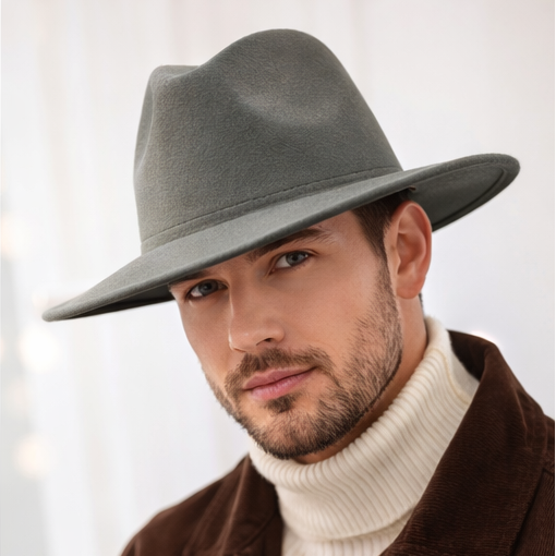 SOMBRERO DE PLÁSTICO DE TEJIDO VAQUERO DE COLORES EAW-1109