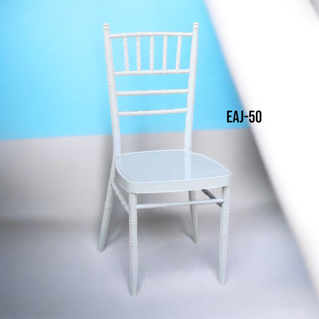 SILLA DE HIERRO  BLANCO EAJ-50