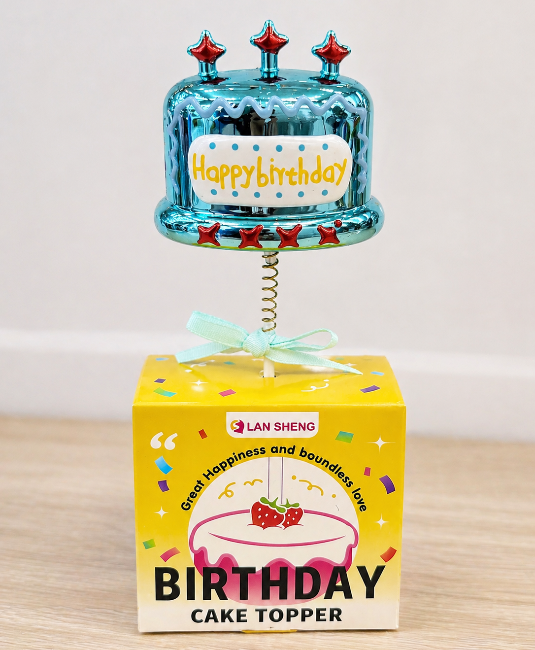 TENEDOR DE PLÁSTICO PARA PASTEL DE CUMPLEAÑOS DE COLORES EBA-50