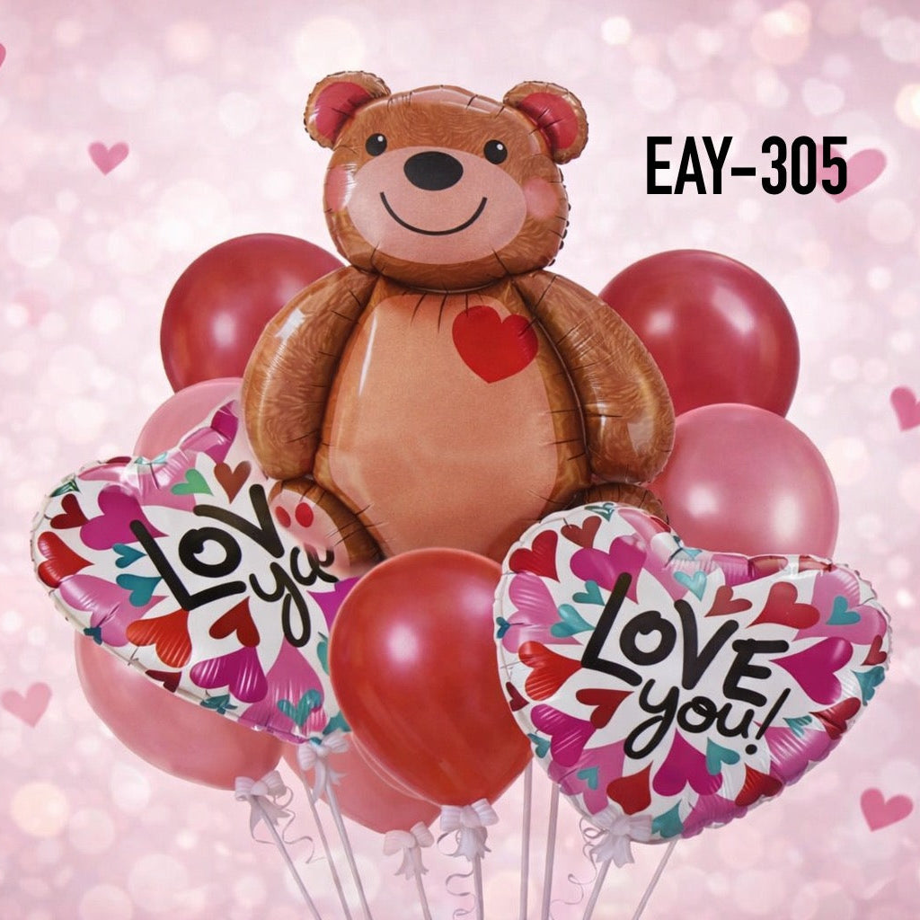 SET DE GLOBOS OSITO EAY-305