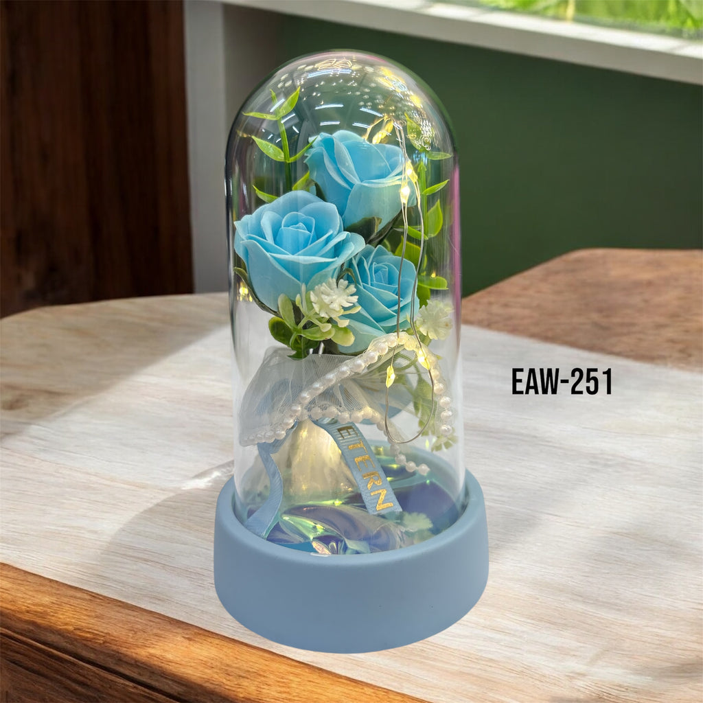 FLOR DE REGALO EN DOMO - miles-deproductos