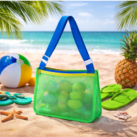 BOLSA DE PLAYA PARA NIÑOS DE POLIÉSTER CUADRADADBZ-66