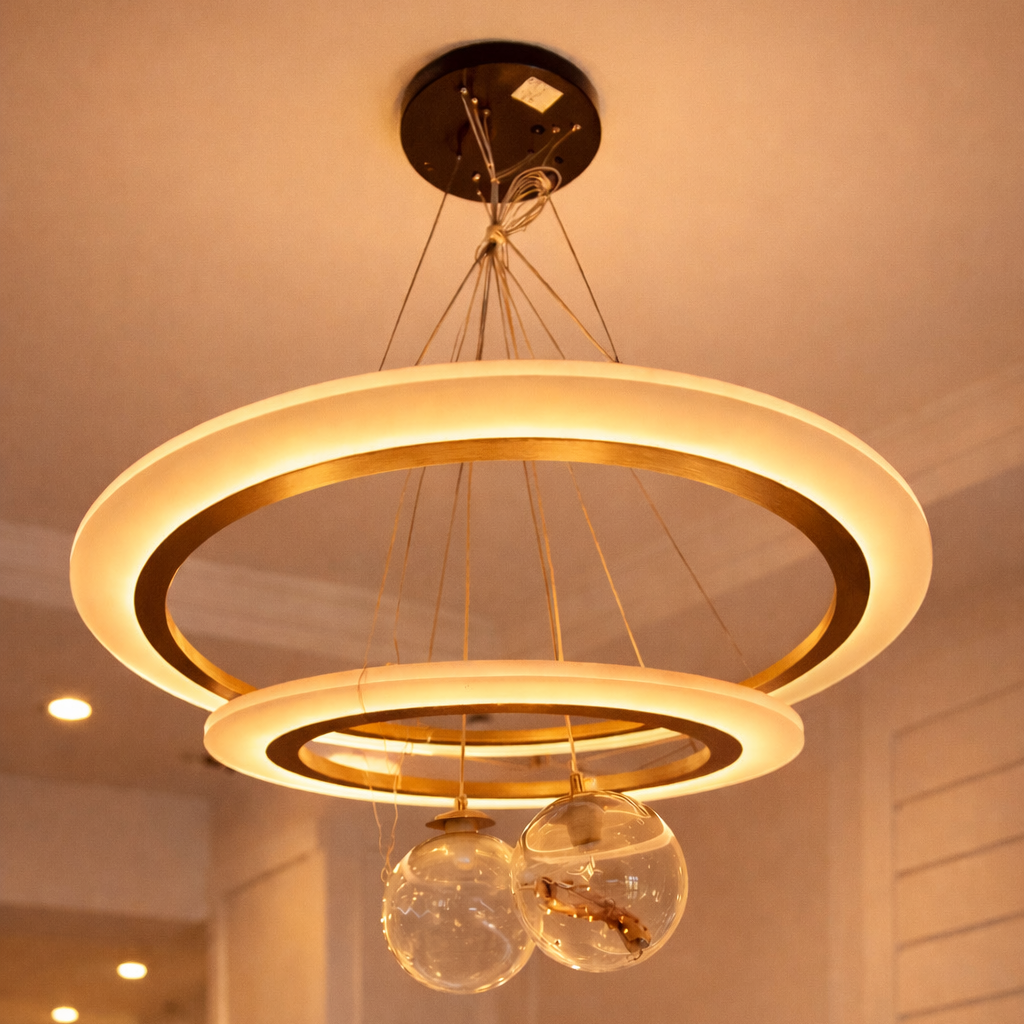 LÁMPARA DE TECHO LED CON ALGUNOS HOLA DBY-96
